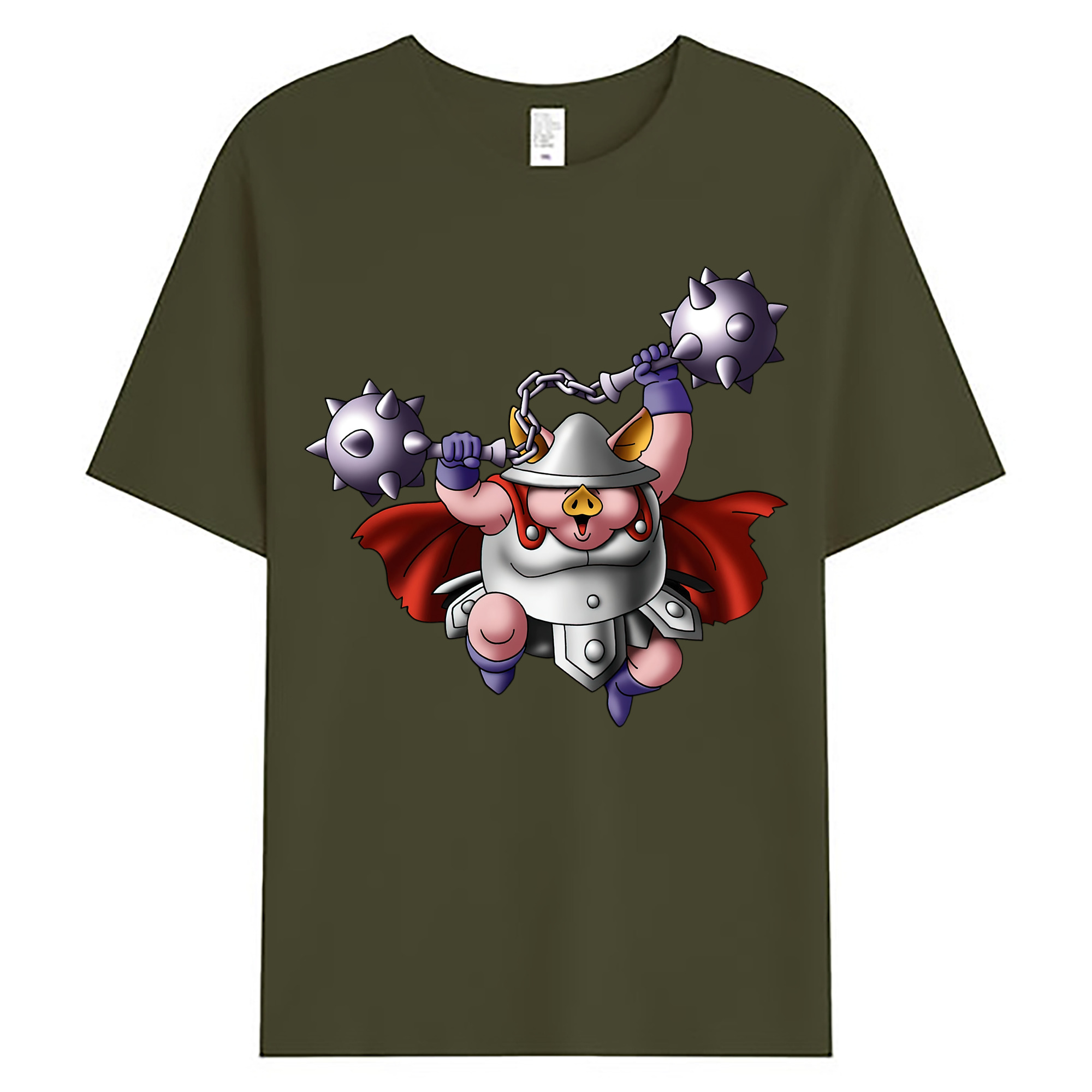 （画像用） ドラゴンクエスト Doragon Kuesuto Dragon Quest 綿100％ メンズ半袖Tシャツ｜肌触りやわらか＆通気性
